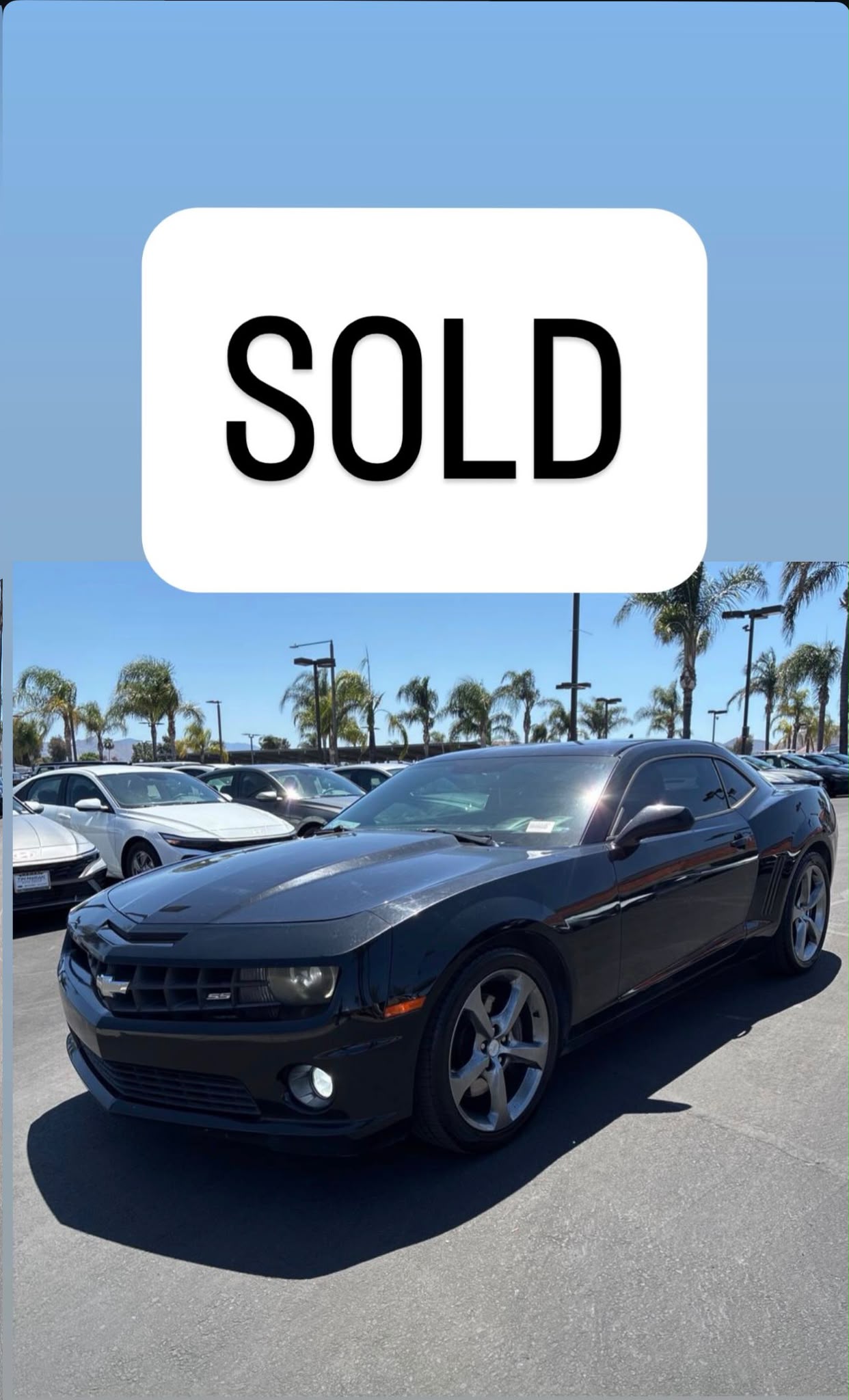 Sold Camaro SS — @carplug559